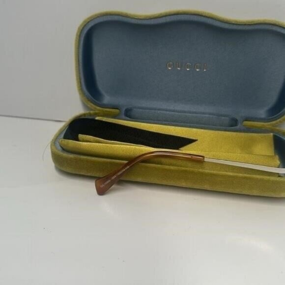 - NEW Gucci GG1006S Cat Eye Sunglasses – Silver / Light Blue 100% AUTHENTIC - Picture 6 of 11